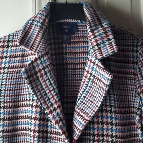 Forever 21 Tweed Coat sz M - Picture 2 of 3